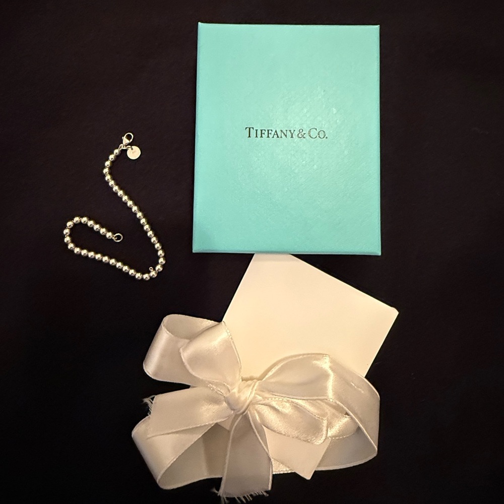 Return to Tiffany Heart Tag Bead Sterling Silver Bracelet - Picture 6 of 9
